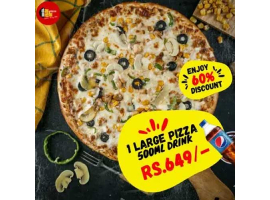 Day Night Pizza! Enjoy 60% Discount On Deal 2 For Rs.649/-image-1126